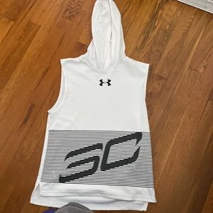Curry workout sleeveless jacket